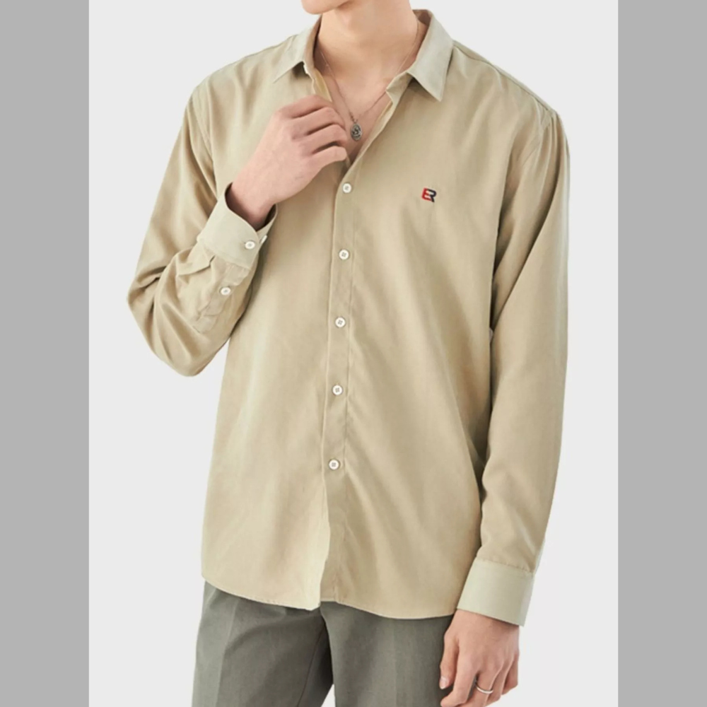 Men's Full Size Casual Button Up Long Sleeve Shirt Plus Size