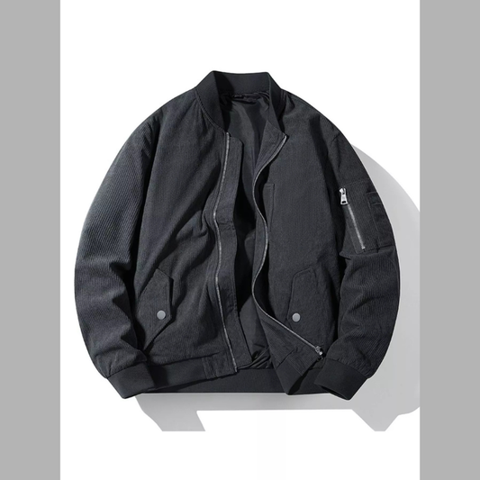 Men's Plus Size Zip Up Long Sleeve Sporty Jacket