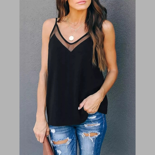 Full Size V-Neck Cami Top Plus Size