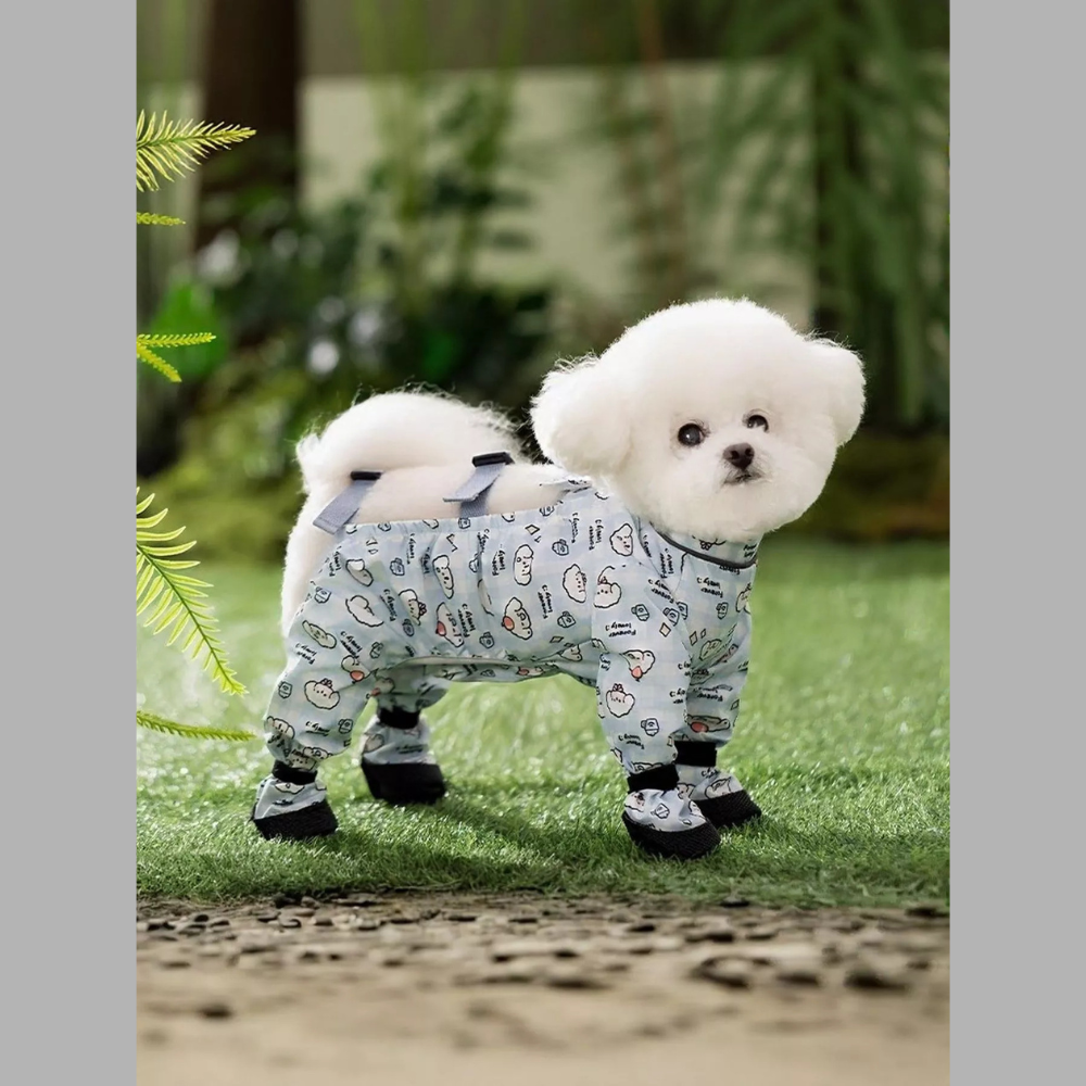 Cartoon Print Pet Jumpsuit