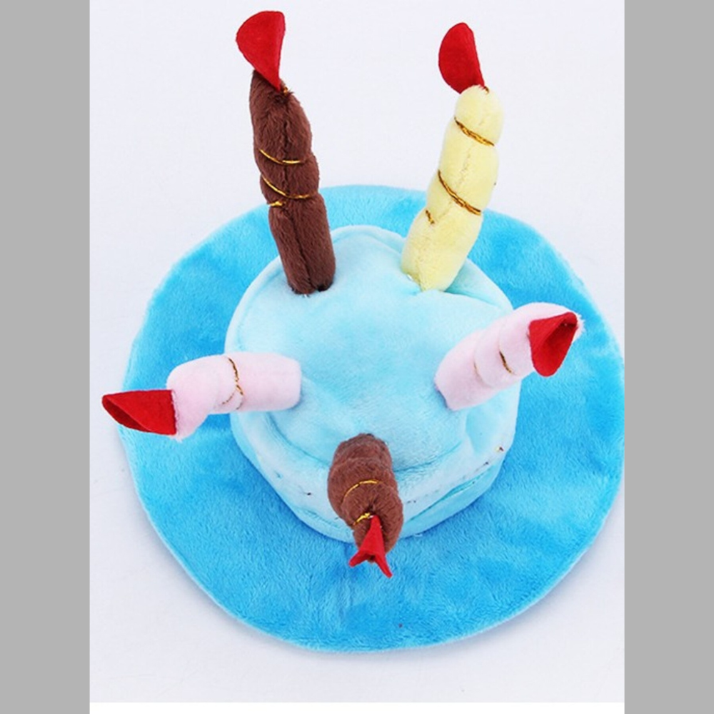 Birthday Cake Candle Pet Hat