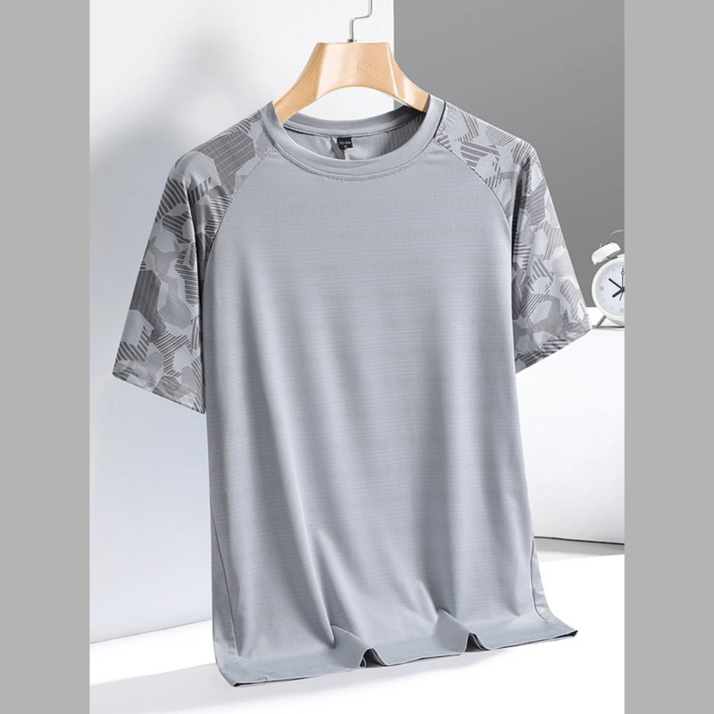 Men's Plus Size Quick-Dry Athletic T-Shirt