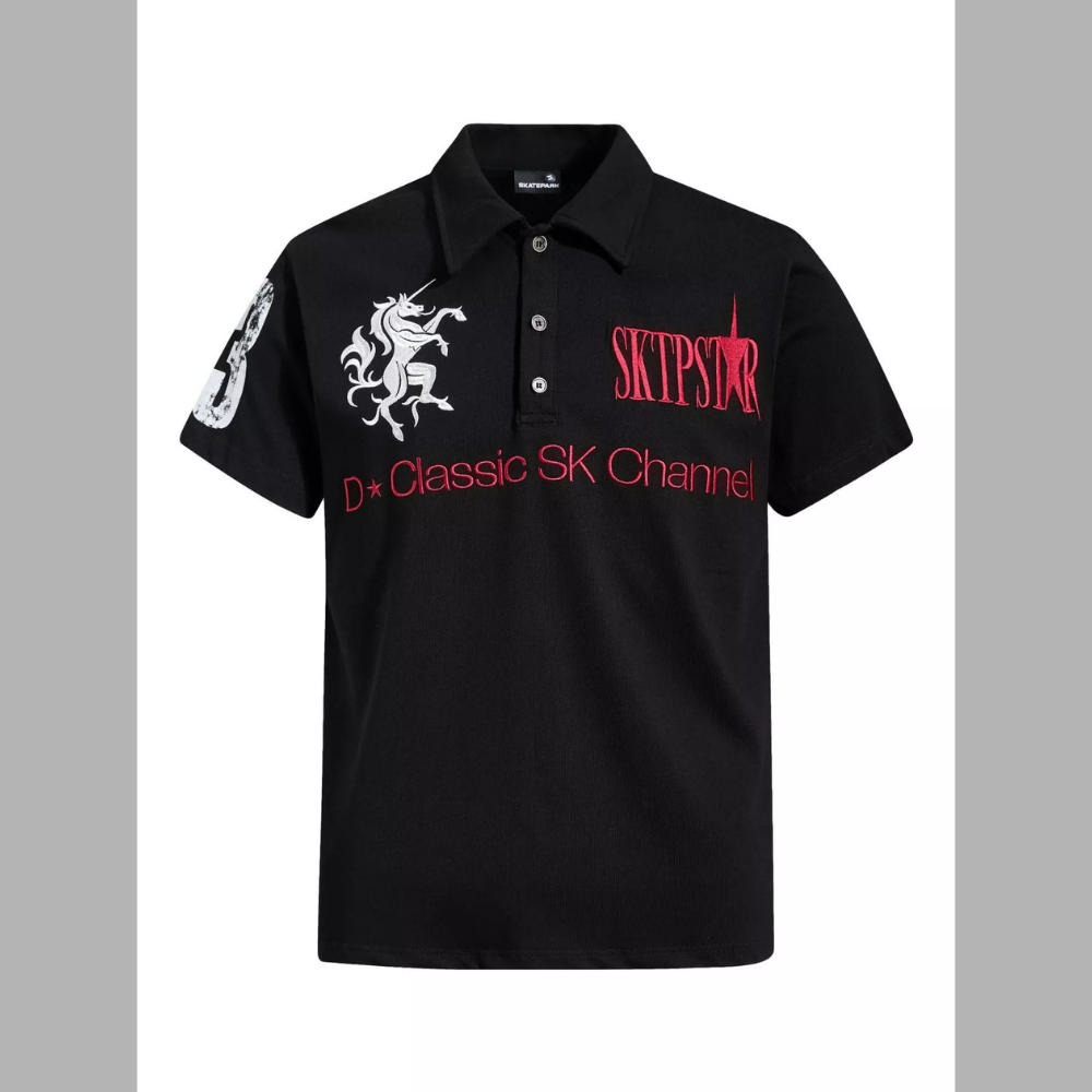 Men's Classic Embroidered Short Sleeve Polo