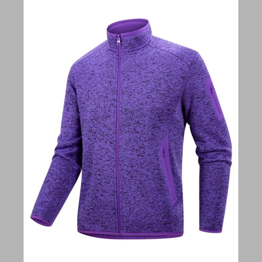 Men's Full Size Full-Zip Outdoor Jacket Plus Size