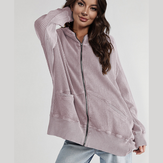 Zip-Up Long Sleeve Jacket
