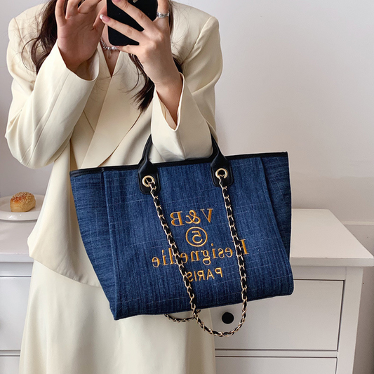 Women's Bag New European And American Bags Big Bag Shoulder Bag