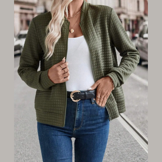Zip Up Long Sleeve Jacket