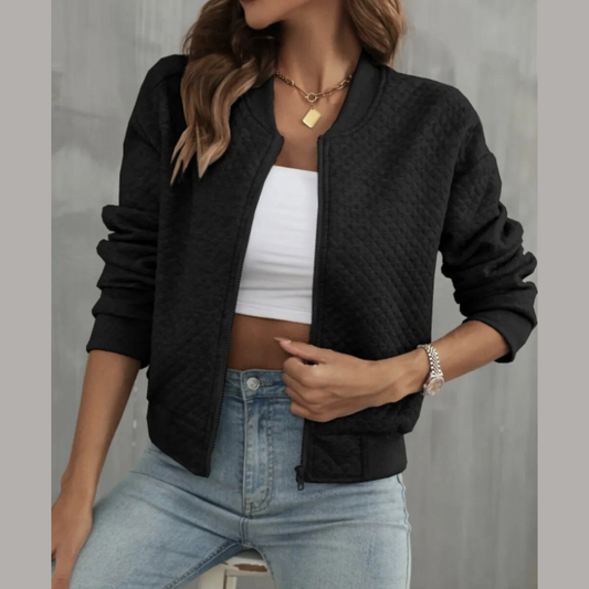 Casual Zip Up Long Sleeve Jacket