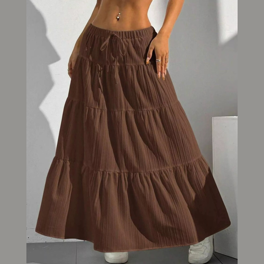 Flowy Tiered Maxi Skirt