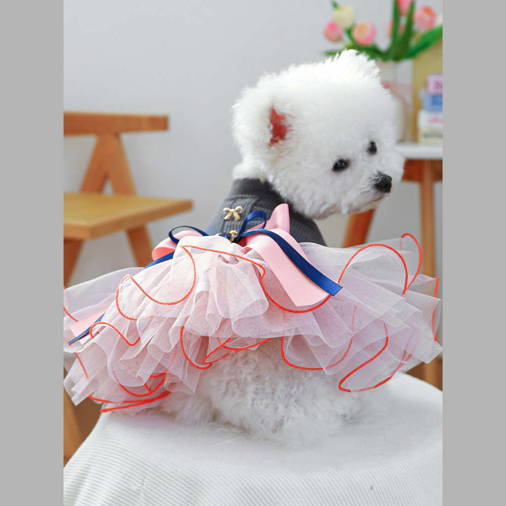 Bow Tutu Pet Dress