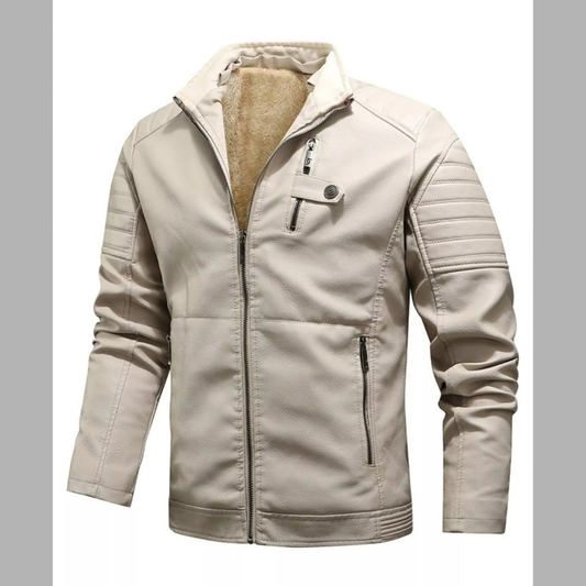 Men's Plus Size Zip Up Fleece Lined Jacket
