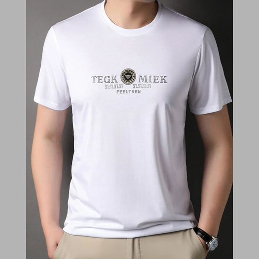 Casual Men's Plus Size Crew Neck Short Sleeve T-Shirt
