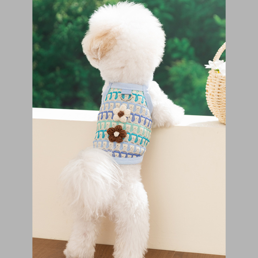 Floral Breathable Pet Top
