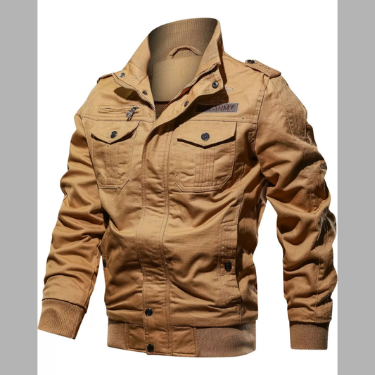Men's Plus Size Zip Up Lightweight Bomber Jacket