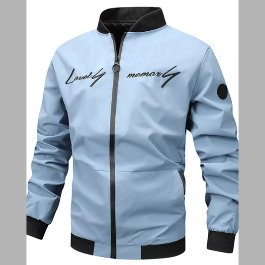 Men's Plus Size Zip Up Bomber Jacket