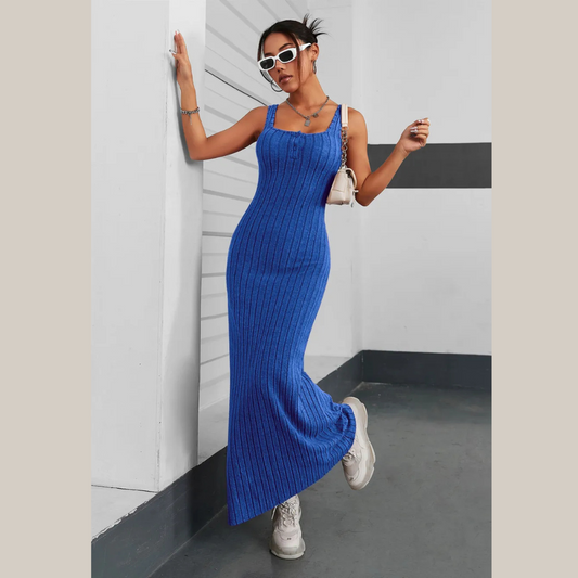 Ribbed Maxi Tank Dress