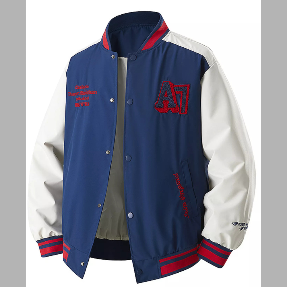 Men's Plus Size Casual Snap Down Long Sleeve Jacket