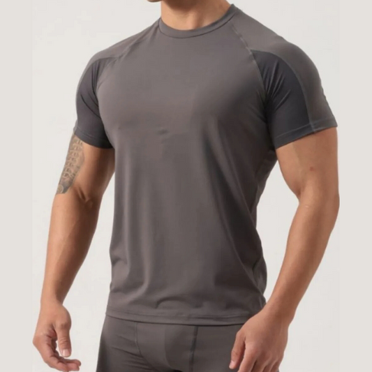 Fashion Men's Plus Size Round Neck Short Sleeve T-Shirt