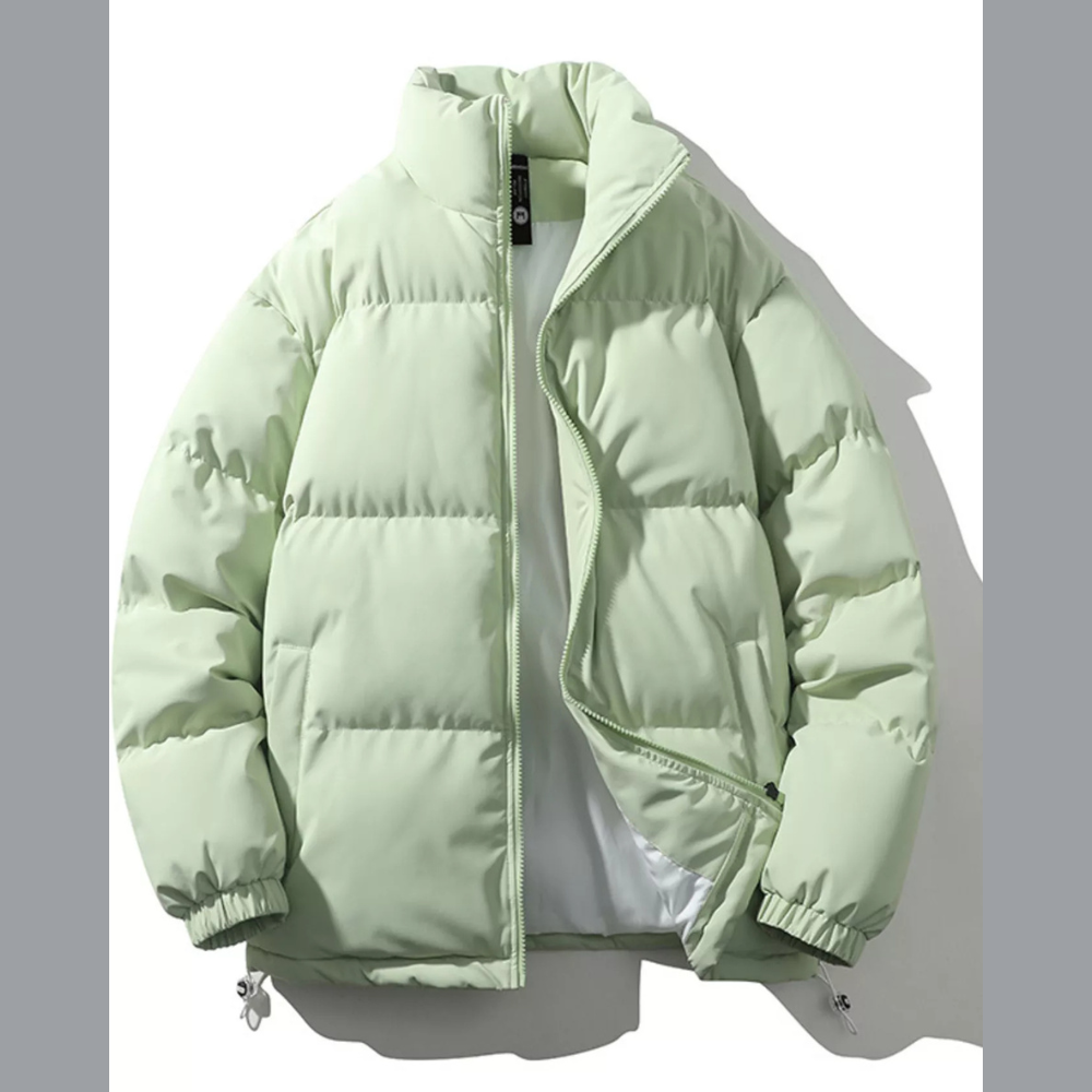 Men's Full Size Padded Zip Up Puffer Jacket Plus Size