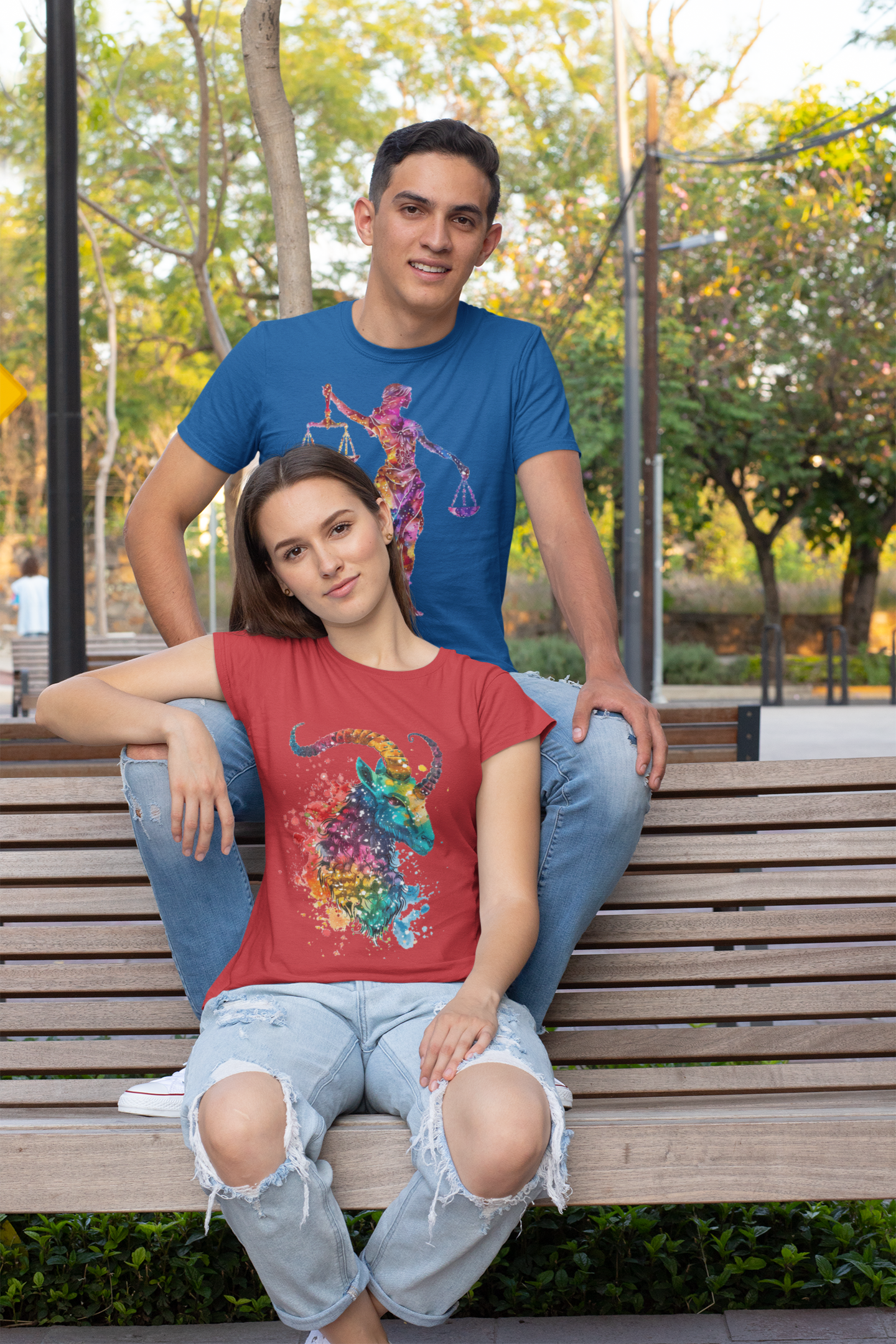 Unisex Softstyle T-Shirt-Personalized Zodiac Sign Tshirt