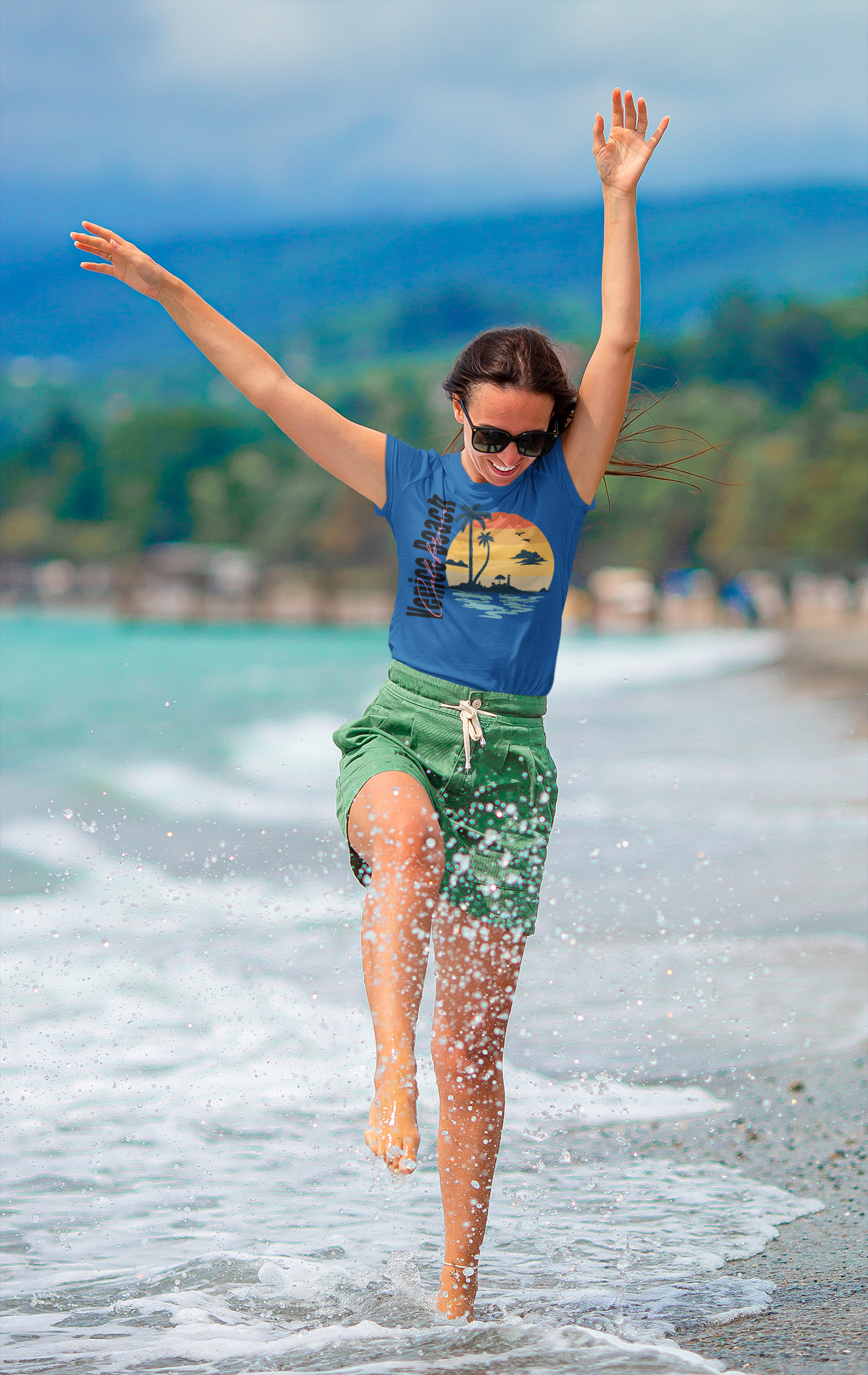 Unisex Softstyle T-Shirt- Personalized Venice Beach California tshirt