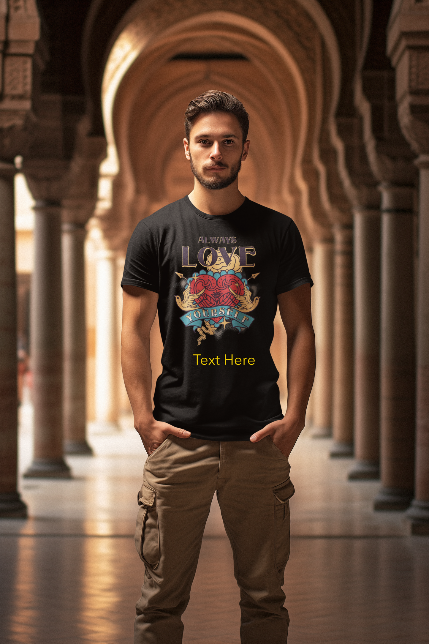 Unisex Softstyle T-Shirt - Personalize with Valentine Themes