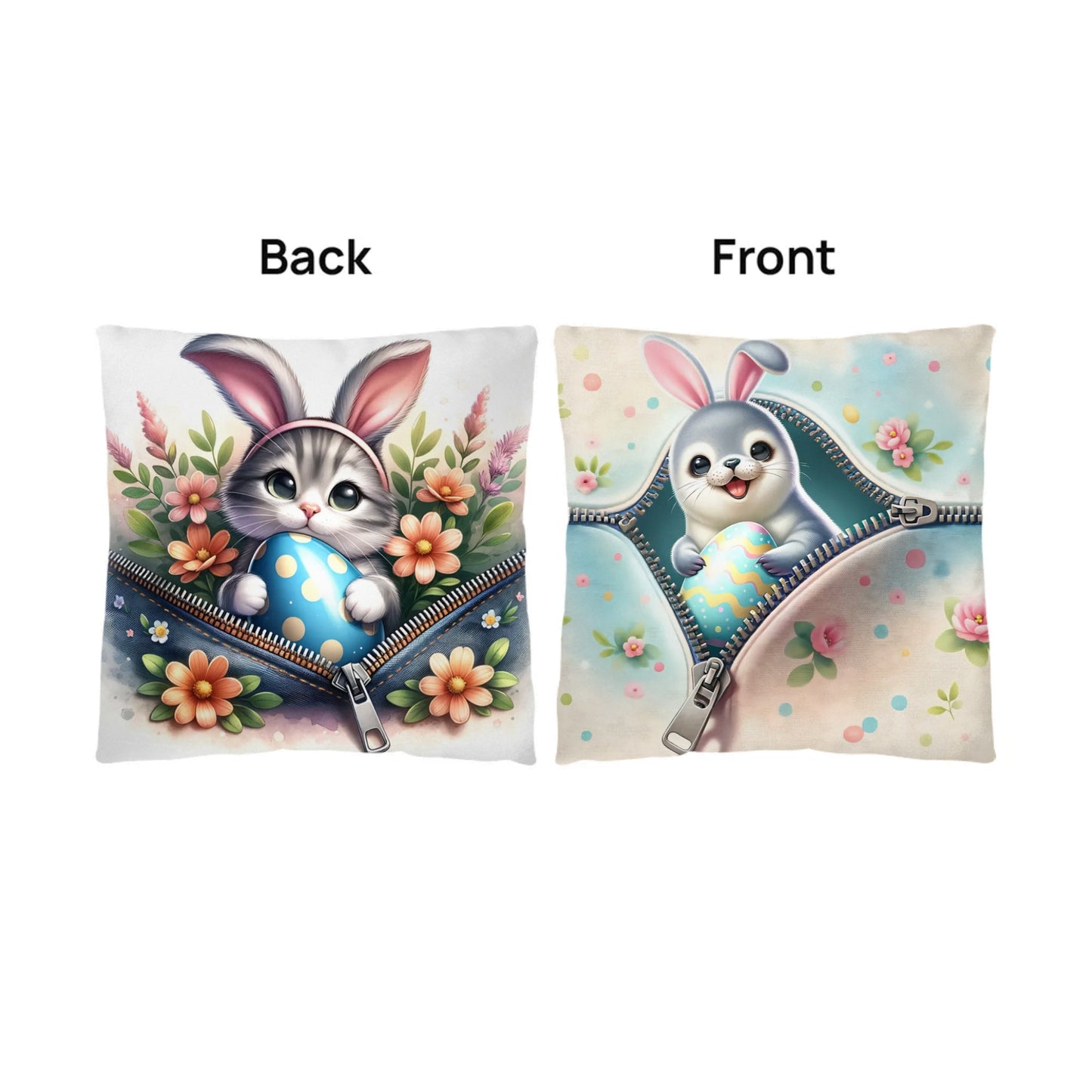 Classic Pillow - Customize with Zipper Animals