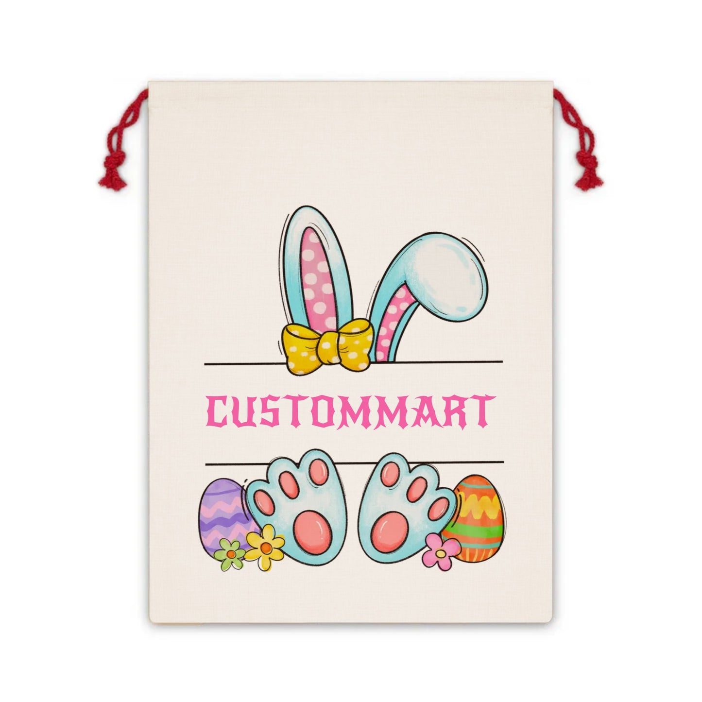 Gift Bag - Personalize With Easter Rabbit