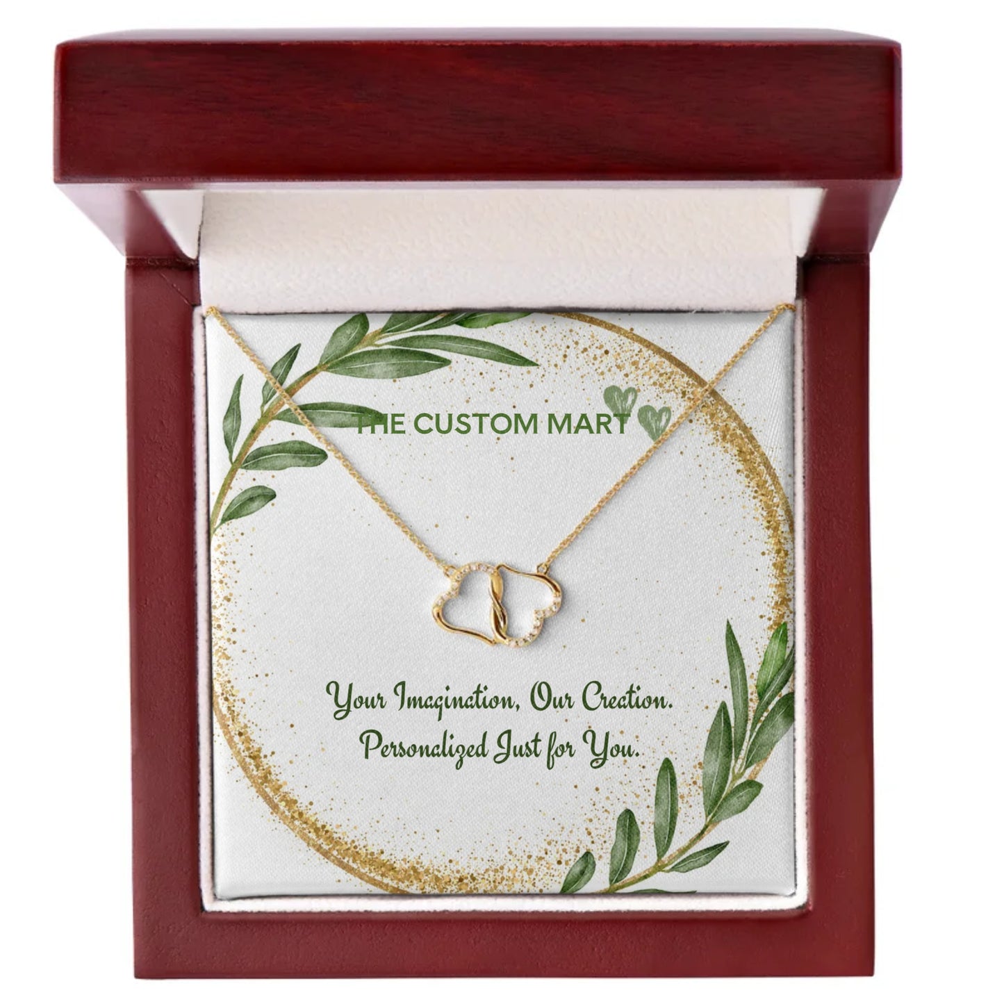 Everlasting Love Necklace - Personalize With Floral Designs