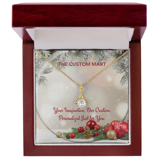 Alluring Beauty Necklace - Personalize With Christmas Themes