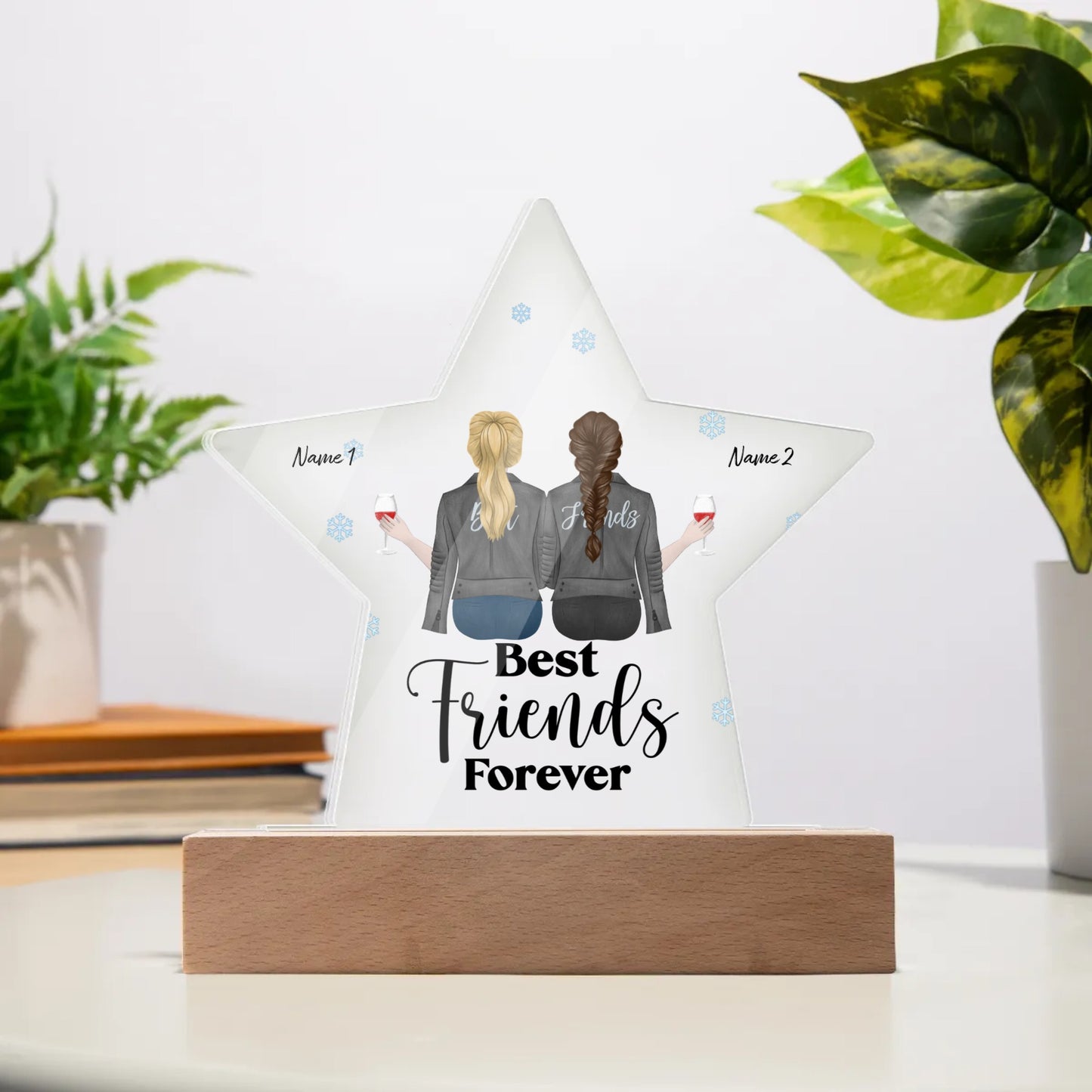 Acrylic Star Plaque - Personalized Gift For Friends