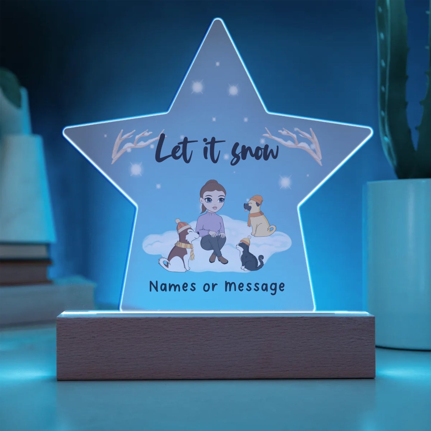 Acrylic Star Plaque - Personalized Gift For Pet Lover