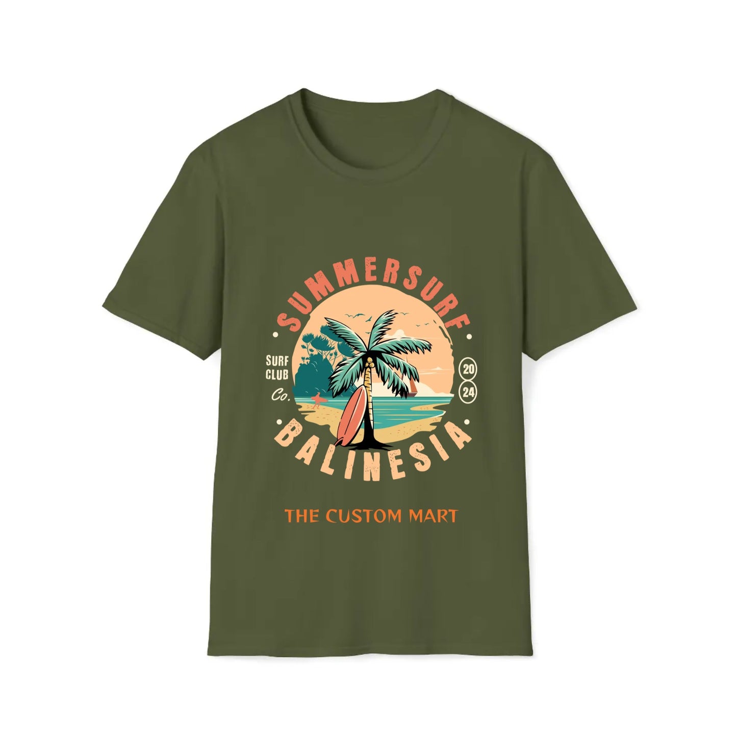 Unisex Softstyle T-Shirt - Personalize With Beach Themes